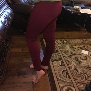 Maroon Jeggings